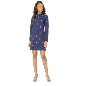 Lilly Pulitzer Skipper Dress Navy Seahorse